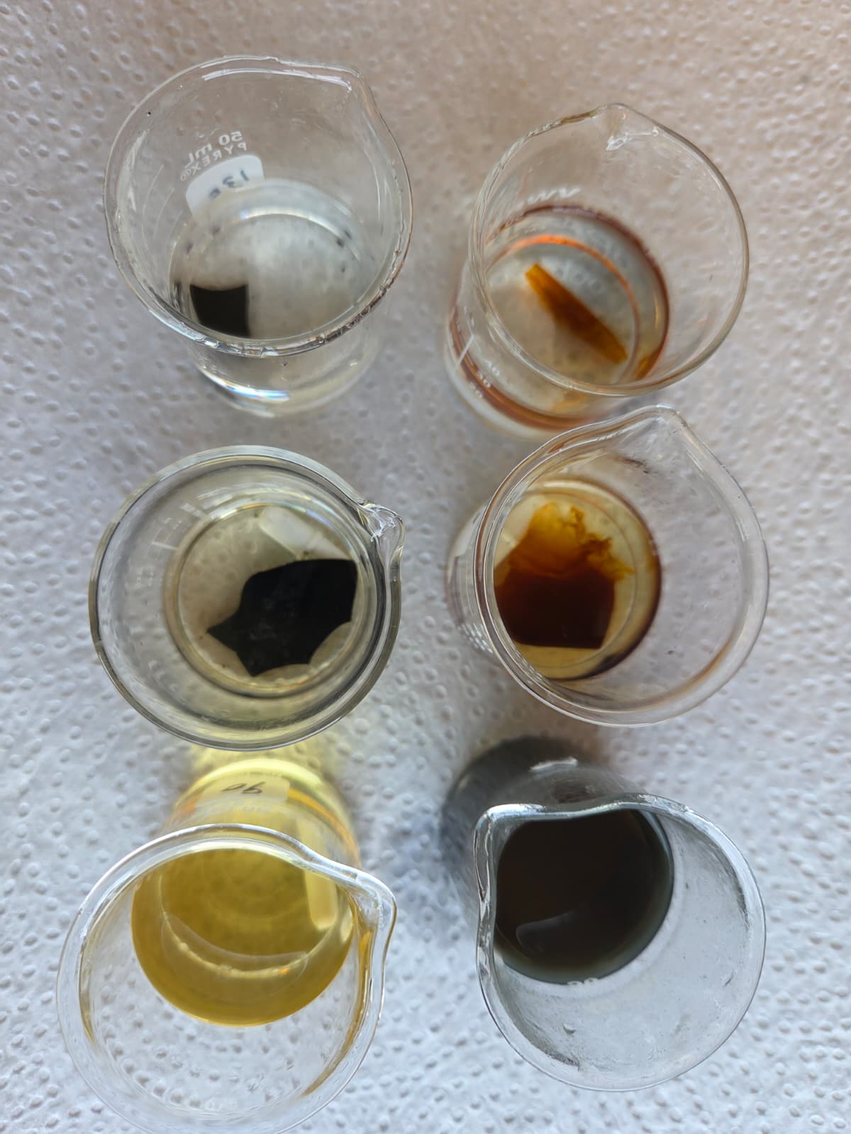 Materials and solution screening